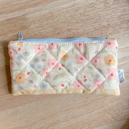 Sweet Floral Pencil & Glasses Case