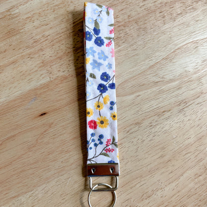 Bright Floral Wristlet