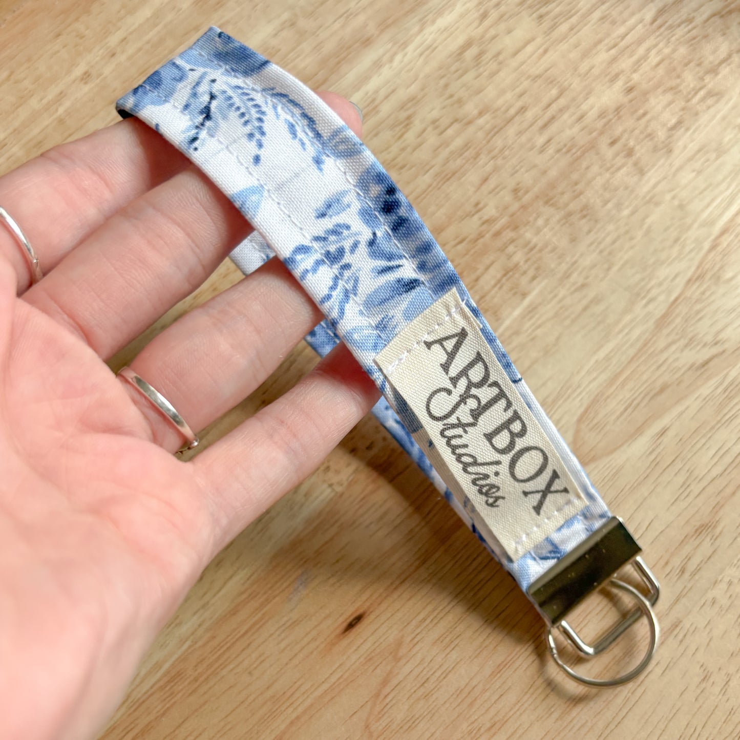 Watercolor Floral Wristlet