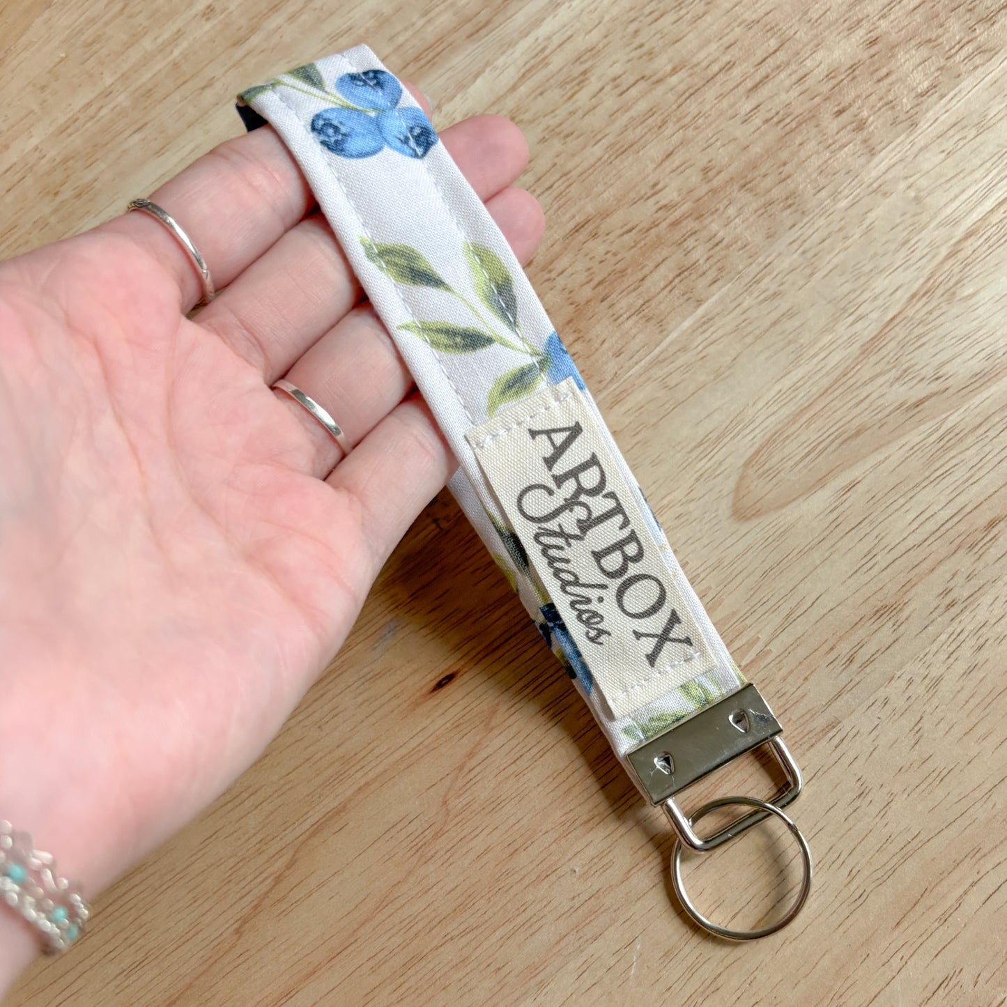 Blueberry Harvest Wristlet