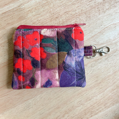 Midnight Meadows Keychain Wallet