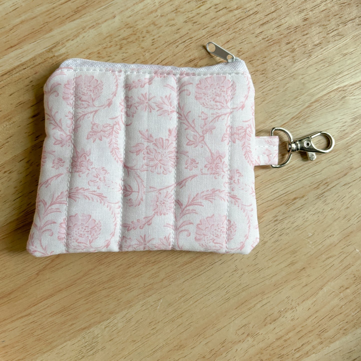 Vintage Pink Keychain Wallet