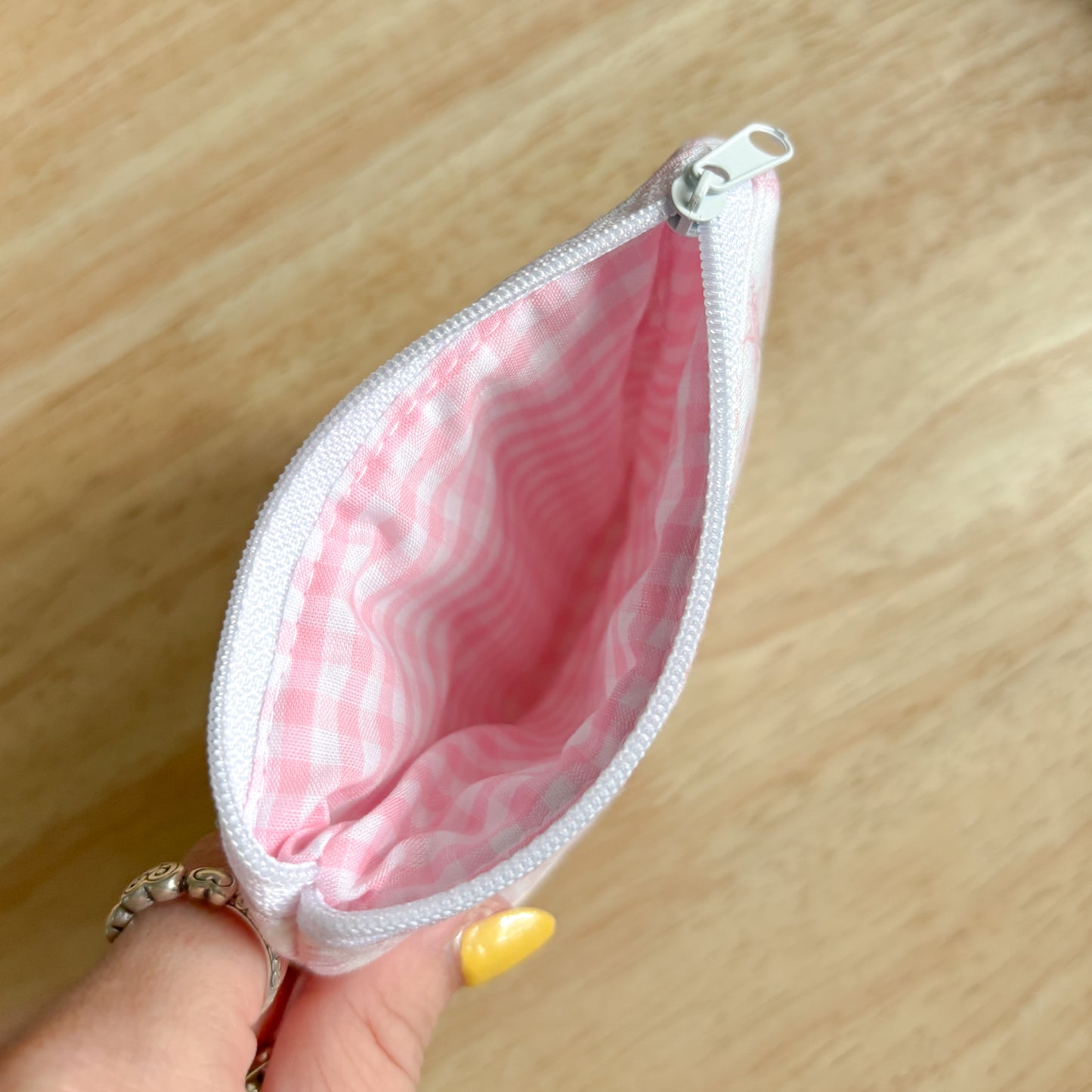 Vintage Pink Keychain Wallet