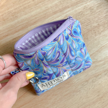 Lavender Tide Keychain Wallet