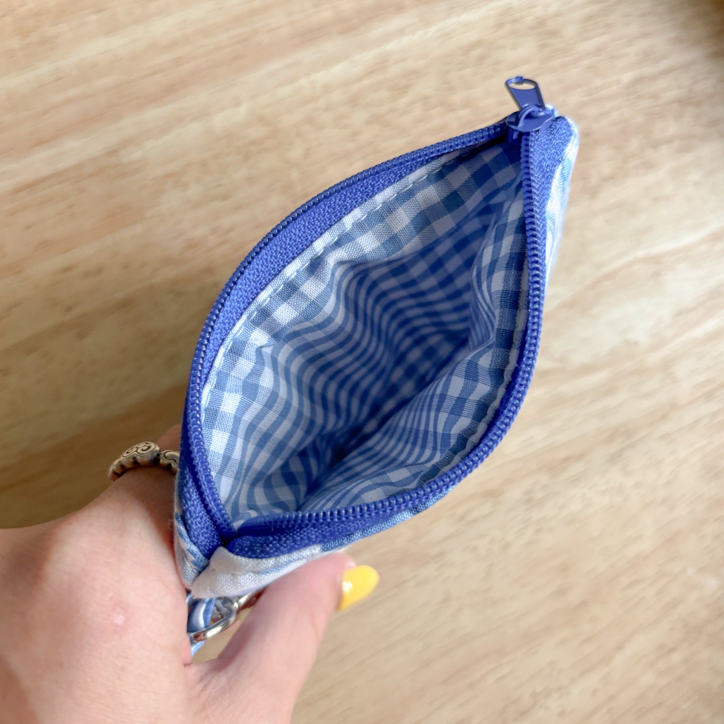 Watercolor Floral Keychain Wallet