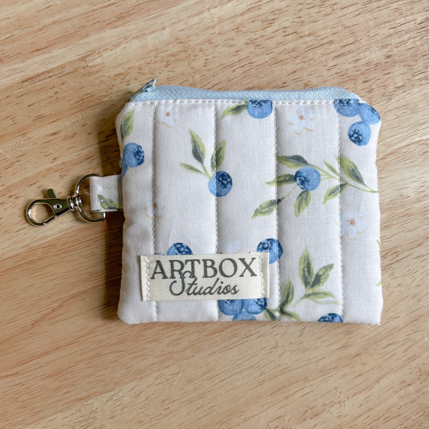 Blueberry Harvest Keychain Wallet