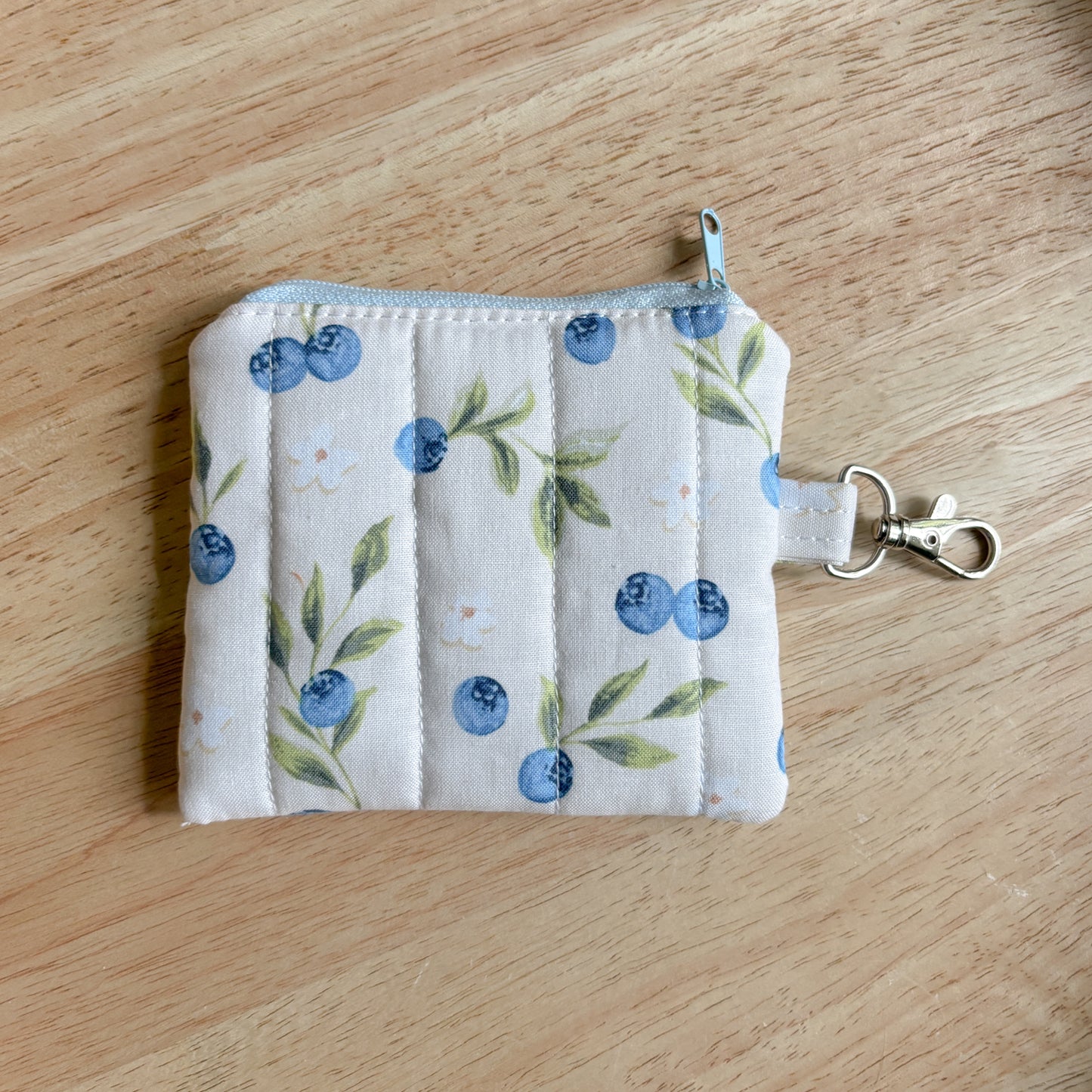 Blueberry Harvest Keychain Wallet