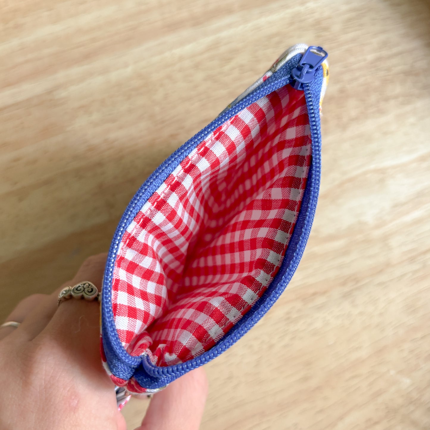 Bright Floral Keychain Wallet
