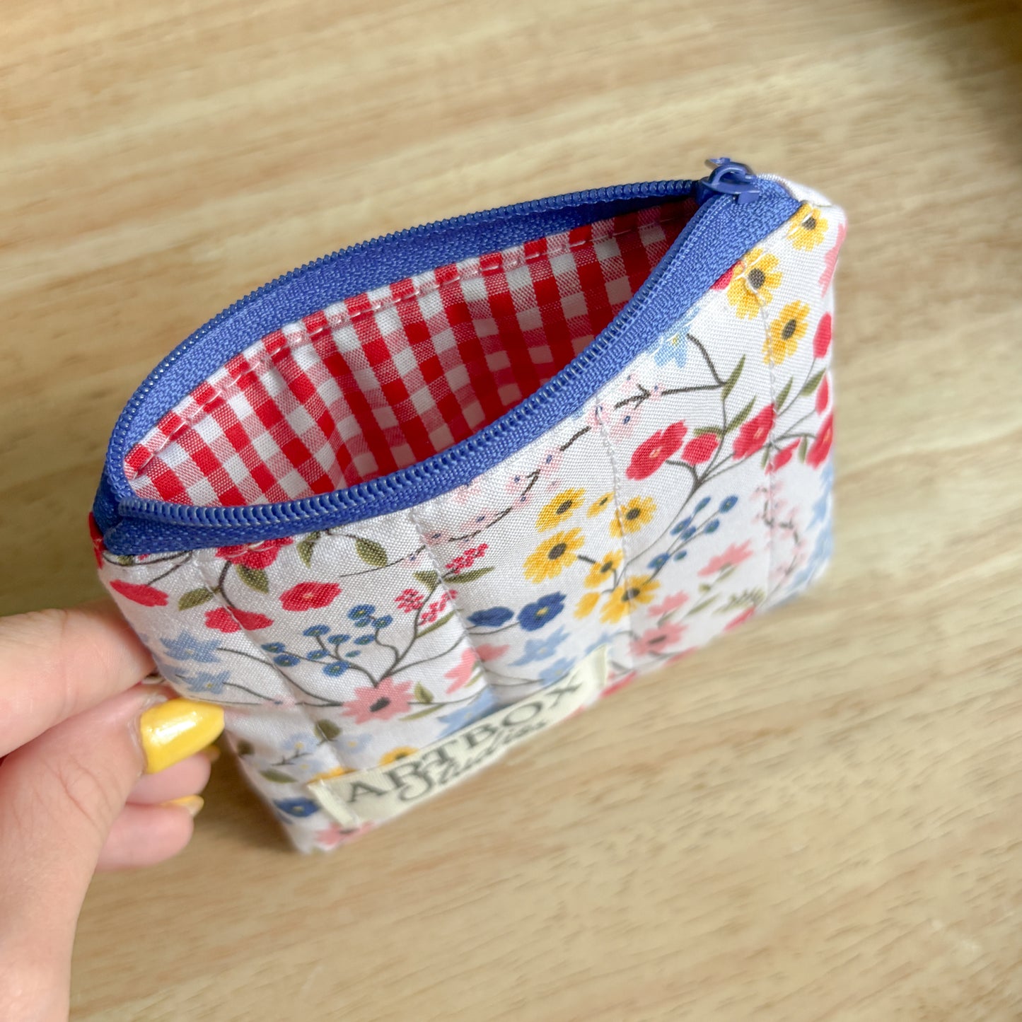 Bright Floral Keychain Wallet
