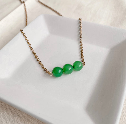 Aventurine Bar Necklace